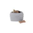 Контейнер для лакомств DEXAS Pooch Pouch с клипсой для пояса светло-серый