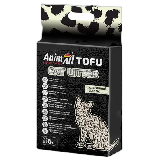 Наповнювач соєвий AnimAll Tofu класичний 6 л