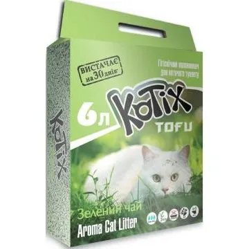 Наповнювач соєвий Kotix Tofu Green Tea з аромаом зеленого чаю  6 л