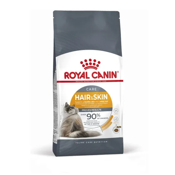 Сухий корм для дорослих котів Royal Canin Hair & Skin Care для підтримки здоров’я і краси шкіри та шерсті 400 г