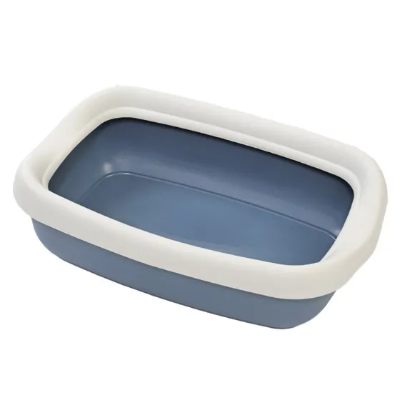 Туалет з рамкою для котів MPS Beta Plus Maxi синій 49x39x17 см