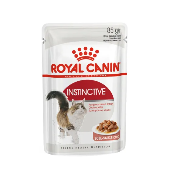 Вологий корм для дорослих котів Royal Canin Instinctive в соусі 85 г