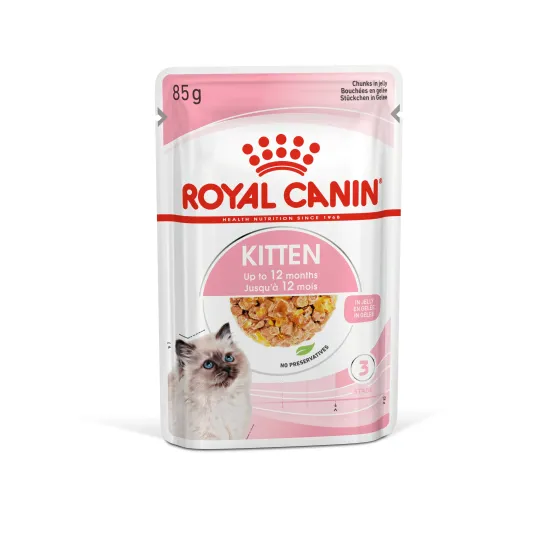 Вологий корм для кошенят Royal Canin Kitten в желе 85 г