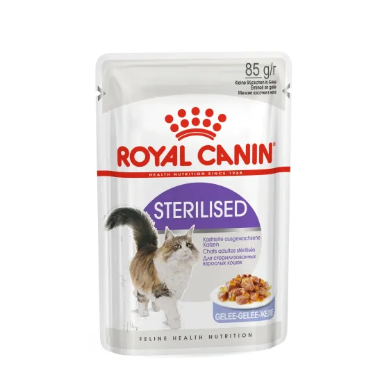 Вологий корм для стерилізованих котів Royal Canin Sterilised в желе  85 г