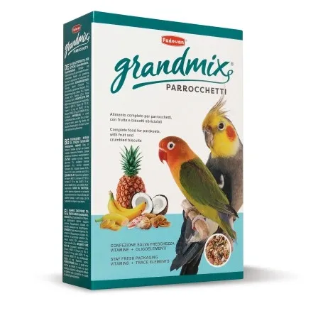 Корм для середніх папуг Padovan Grandmix Parrocchetti 850 г