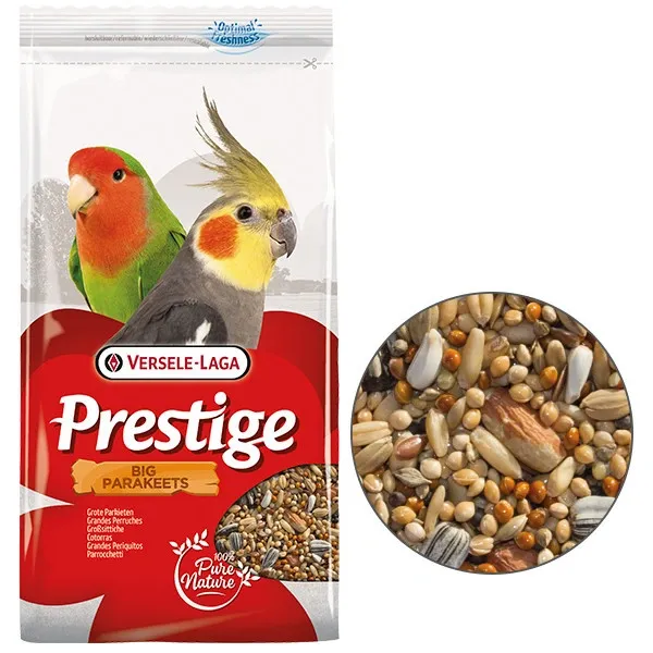 Корм для середніх папуг Versele-Laga Prestige Big Parakeets 1 кг