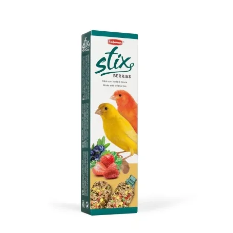 Ласощі для канарок Padovan Stix Berries Canarini з лісовими ягодами 2 шт 80 г