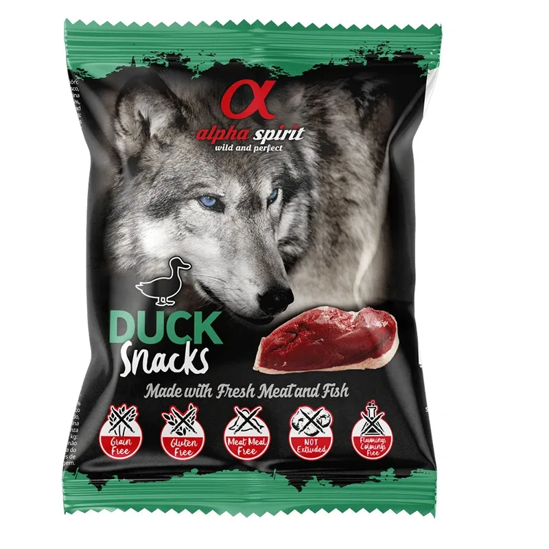 Ласощі для собак Alpha Spirit Dog Duck Snacks з качкою 50 г