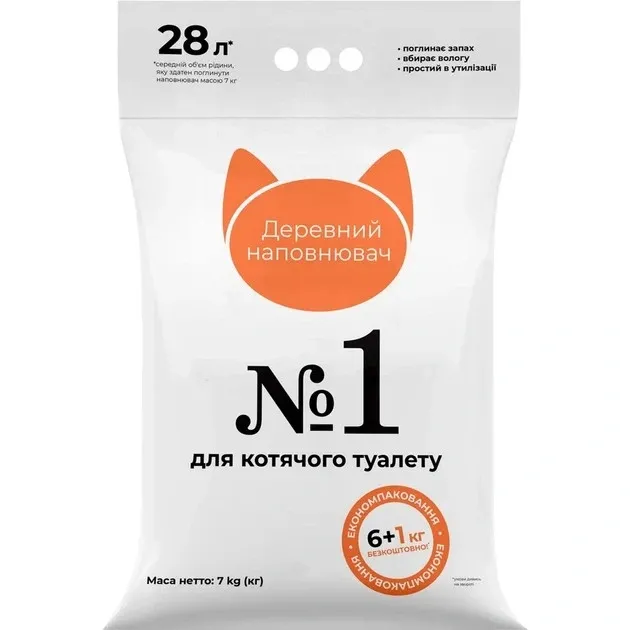Древесный наполнитель Collar №1 6+1 кг