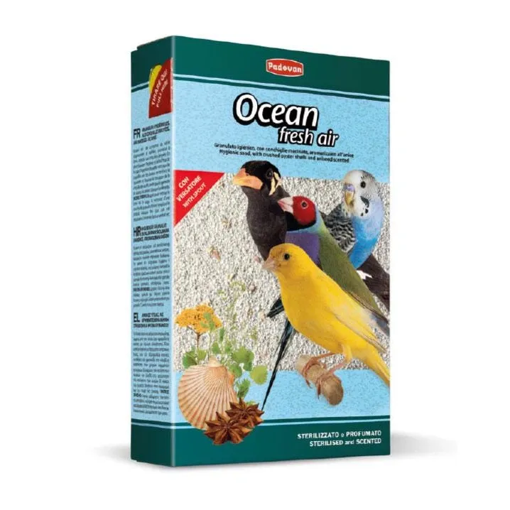 Наполнитель (песок) для птиц Padovan Ocean fresh air 1 кг