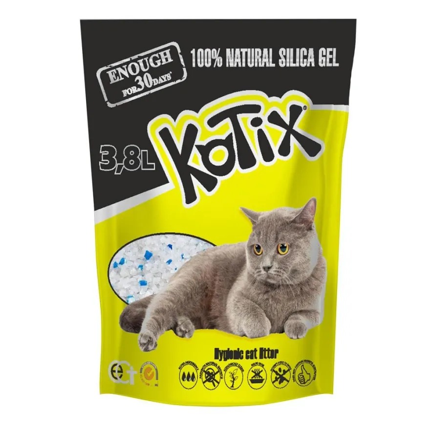 Силикагелевый наполнитель Kotix 3,8 л