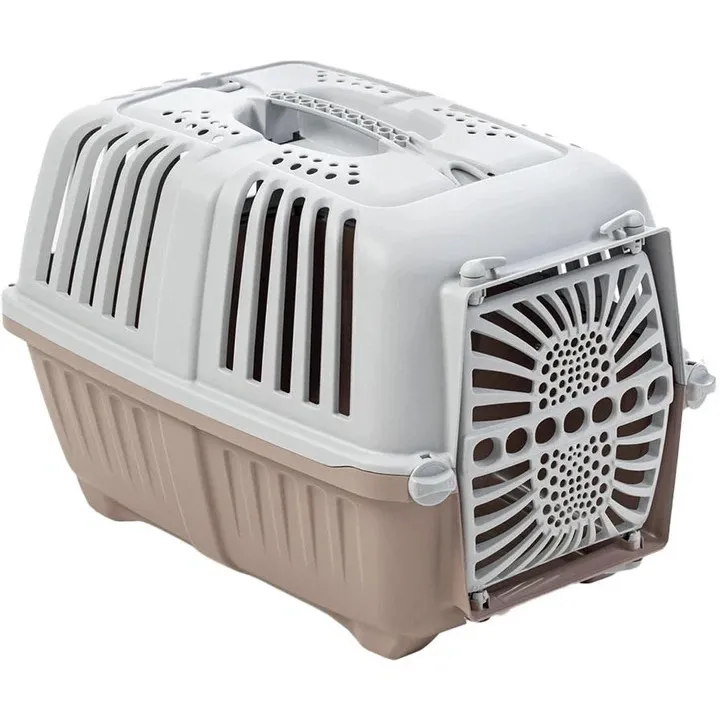 Переноска для кошек и собак MPS Eco Pratiko 1 с пластиковыми дверцами 48*32*33 см