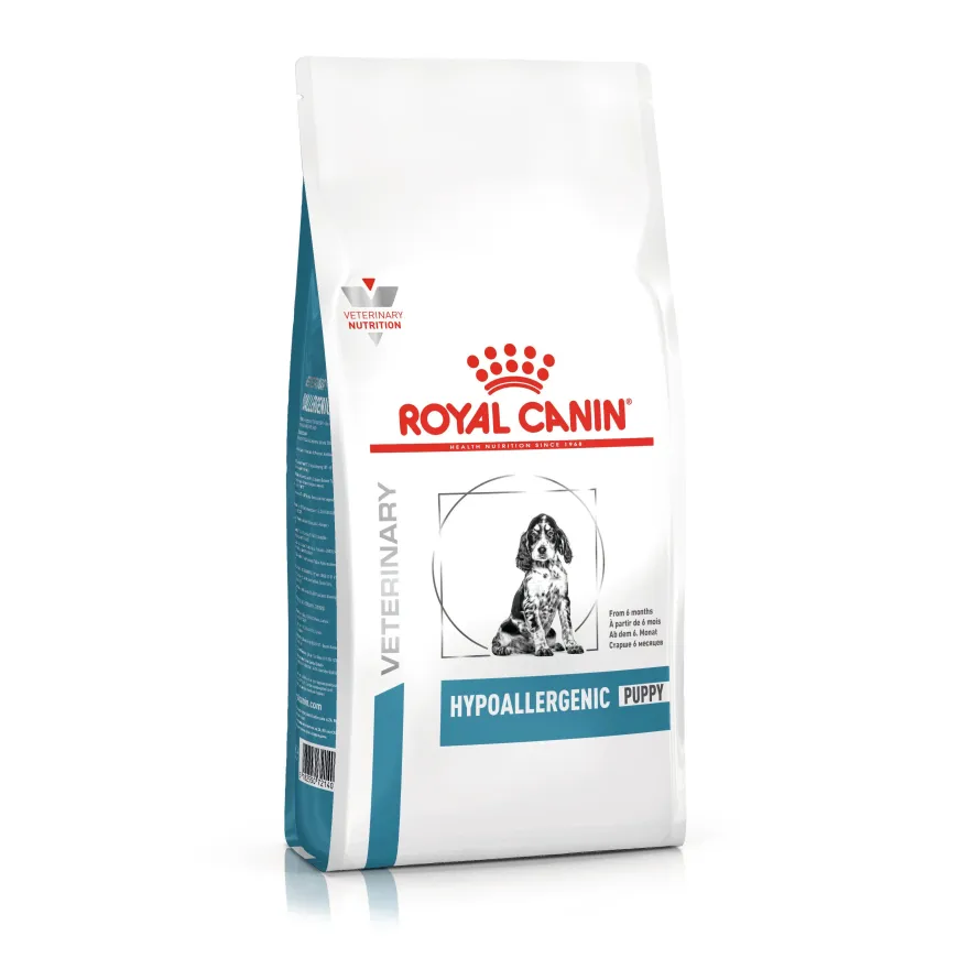 Сухий дієтичний корм для цуценят Royal Canin Hypoallergenic при алергії та харчовій непереносимості 1,5 кг
