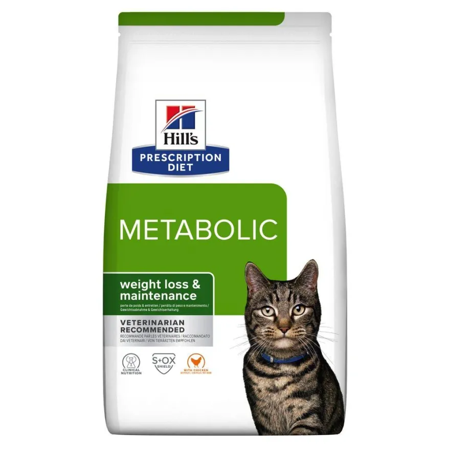 Сухой диетический корм для взрослых кошек Hill’s Prescription Diet Metabolic для снижения и контроля веса, с курицей 3 кг Сухой диетический корм для взрослых кошек Hill’s Prescription Diet Metabolic для снижения и контроля веса, с курицей 3 кг
