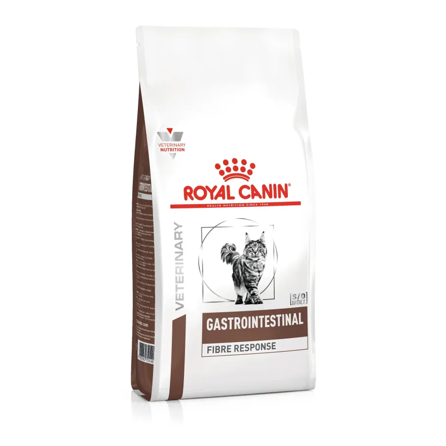 Сухой диетический корм для взрослых кошек Royal Canin Gastrointestinal Fibre Response при нарушениях пищеварения 2 кг