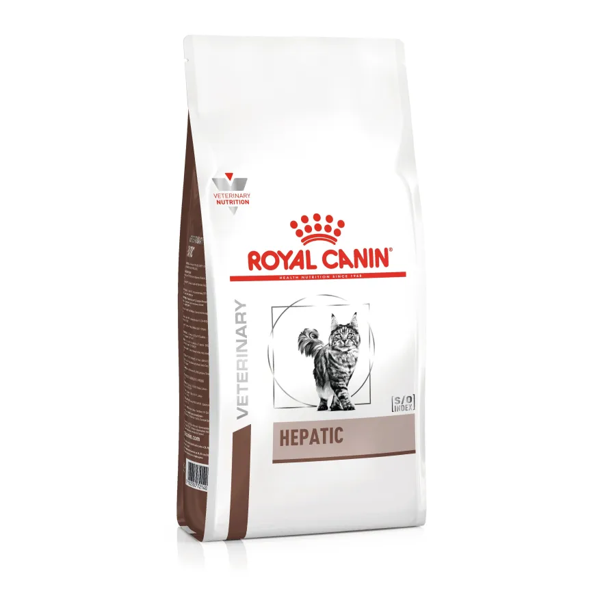Сухой диетический корм для взрослых кошек Royal Canin Hepatic при заболеваниях печени 2 кг