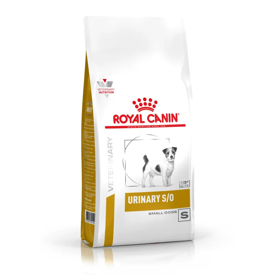 Сухий дієтичний корм для дорослих собак малих порід Royal Canin Urinary S/O для лікування та профілактики сечокам'яної хвороби 1,5 кг