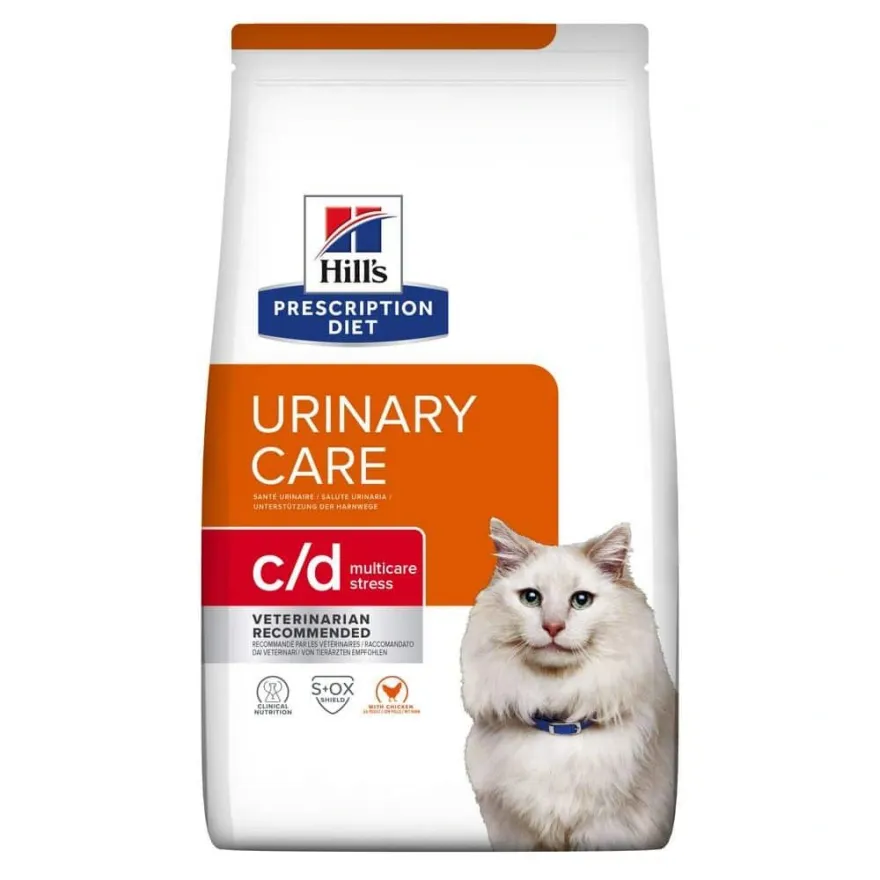 Сухой диетический корм для кошек Hill’s Prescription Diet Urinary Care C/D Stress для здоровья мочевыводящих путей и снижения стресса, с курицей, 400 г Сухой диетический корм для кошек Hill’s Prescription Diet Urinary Care C/D Stress для здоровья мочевыводящих путей и снижения стресса, с курицей, 400 г