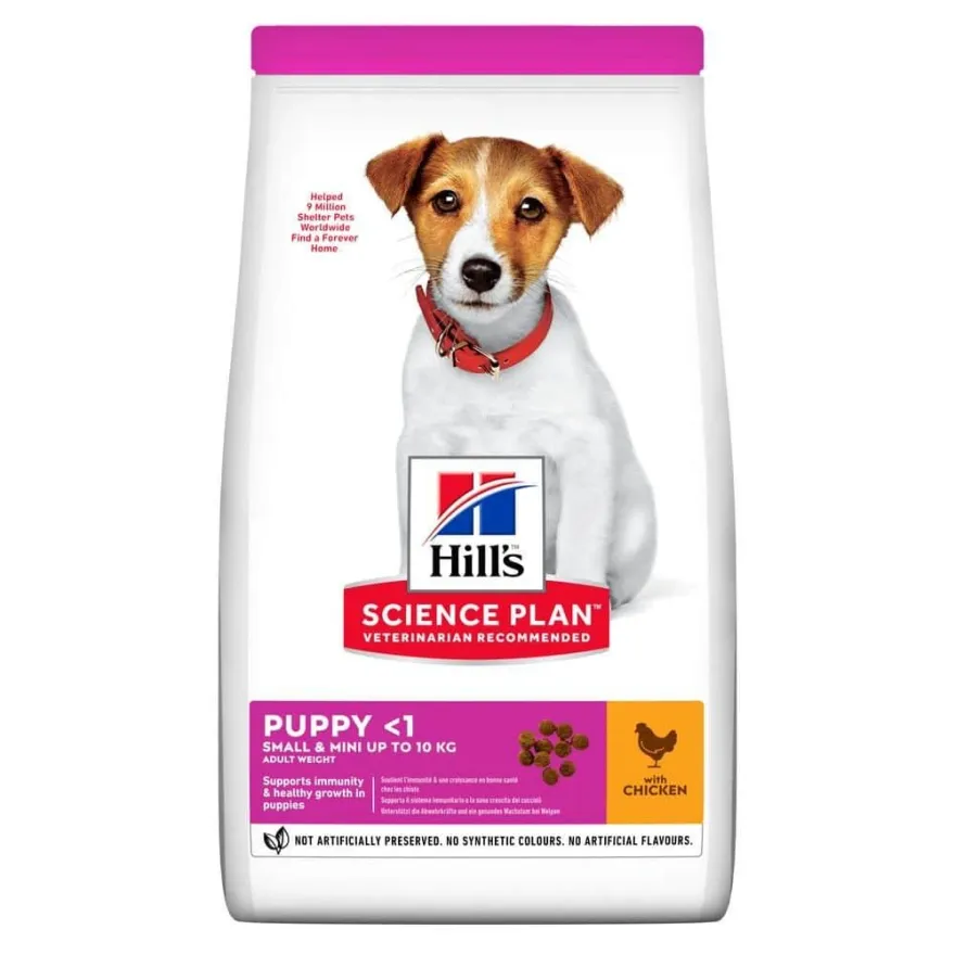 Сухий корм для цуценят малих порід Hill’s Science Plan Puppy Small&Mini Chicken та собак у період вагітності, лактації, з куркою 300 г