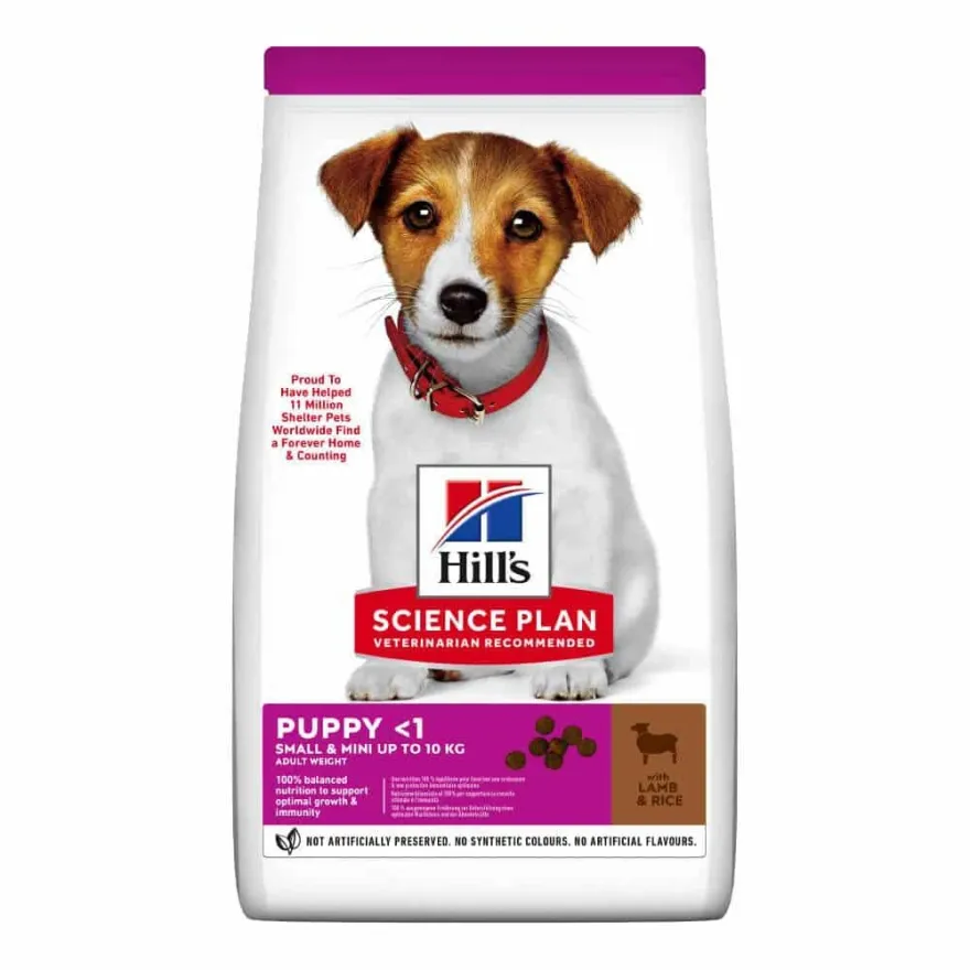 Сухий корм для цуценят малих порід Hill’s Science Plan Puppy Small&Mini Lamb та собак у період вагітності, лактації, з ягням 300 г