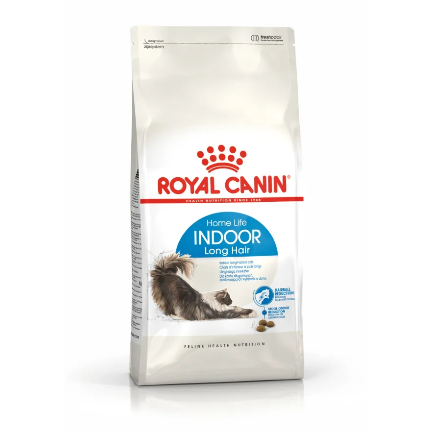 Сухий корм для дорослих довгошерстних котів Royal Canin Indoor Long Hair що живуть у приміщенні 400 г