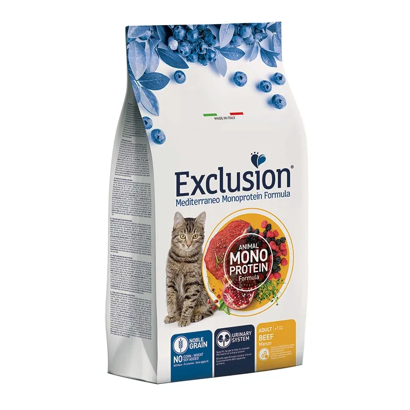 Сухий корм для дорослих котів Exclusion Adult Beef з яловичиною 300 г