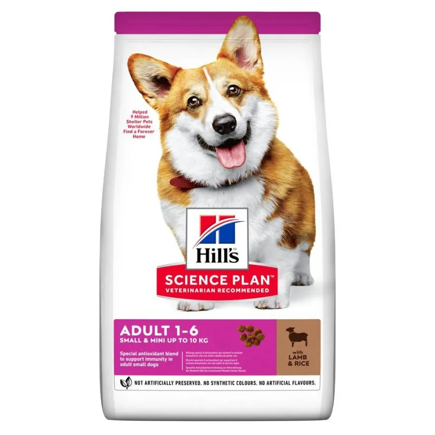 Сухий корм для дорослих собак малих порід Hill’s Science Plan Adult Small&Mini Lamb з ягням 300 г
