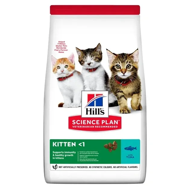 Сухий корм для кошенят Hill’s Science Plan Kitten Tuna та кішок у період вагітності, лактації, з тунцем 300 г