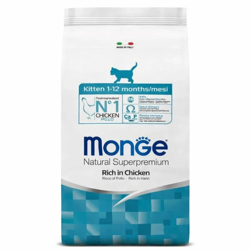 Сухий корм для кошенят Monge Kitten Chicken з куркою 400 г