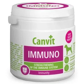 Витаминно-минеральный комплекс Canvit Immuno для укрепления иммунной системы у собак 100 табл. (100 г)