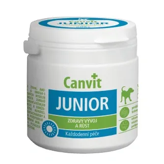 Витаминно-минеральный комплекс Canvit Junior Витамины и минералы для щенков 100 табл. (100 г)