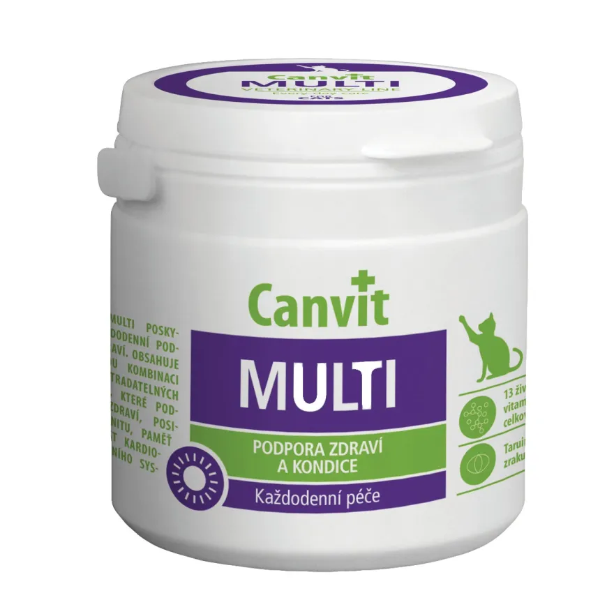 Витаминно-минеральный комплекс Canvit Multi Cat Витамины и минералы для кошек 100 табл. (100 г)