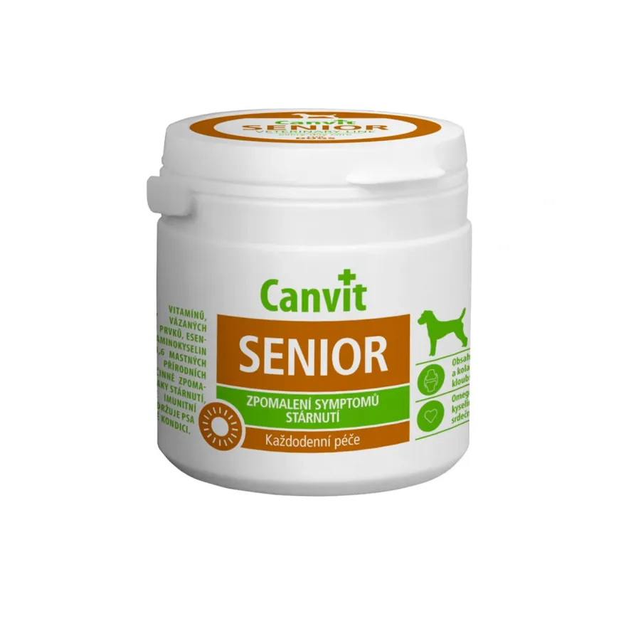 Витаминно-минеральный комплекс Canvit Senior Витамины и минералы для собак пожилого возраста 100 табл. (100 г)