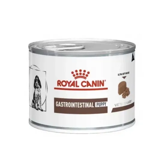 Вологий дієтичний корм для цуценят Royal Canin Gastrointestinal Puppy при розладах травлення, мус 195 г Вологий дієтичний корм для цуценят Royal Canin Gastrointestinal Puppy при розладах травлення, мус 195 г