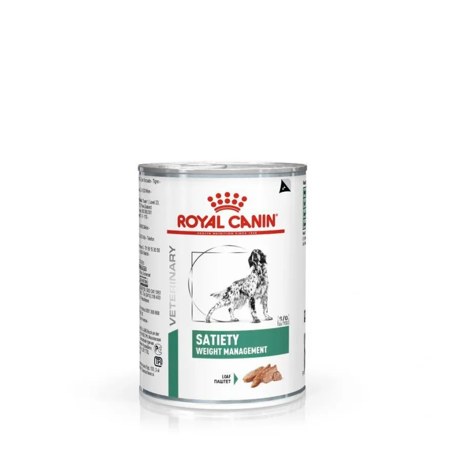 Вологий дієтичний корм для дорослих котів Royal Canin Satiety Weight Management для зниження і контролю ваги, паштет 410 г