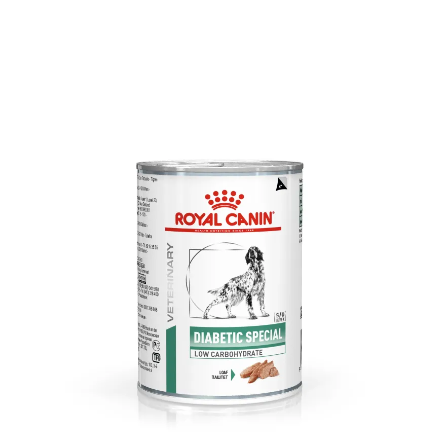Вологий дієтичний корм для дорослих собак Royal Canin Diabetic при цукровому діабеті, паштет 410 г