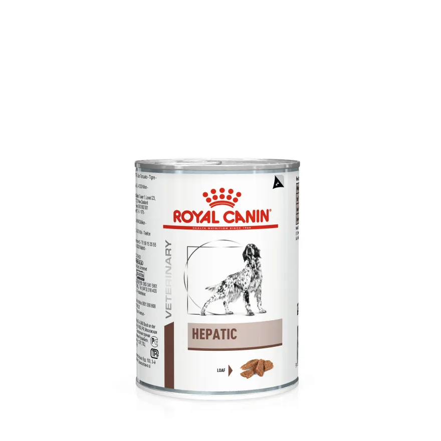 Вологий дієтичний корм для дорослих собак Royal Canin Hepatic при захворюваннях печінки, паштет 420 г Вологий дієтичний корм для дорослих собак Royal Canin Hepatic при захворюваннях печінки, паштет 420 г