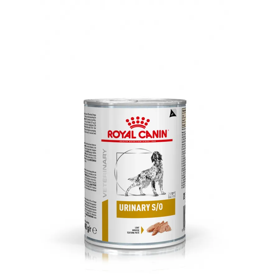 Вологий дієтичний корм для дорослих собак Royal Canin Urinary S/O для лікування та профілактики сечокам'яної хвороби, паштет 410 г Вологий дієтичний корм для дорослих собак Royal Canin Urinary S/O для лікування та профілактики сечокам'яної хвороби, паштет 410 г
