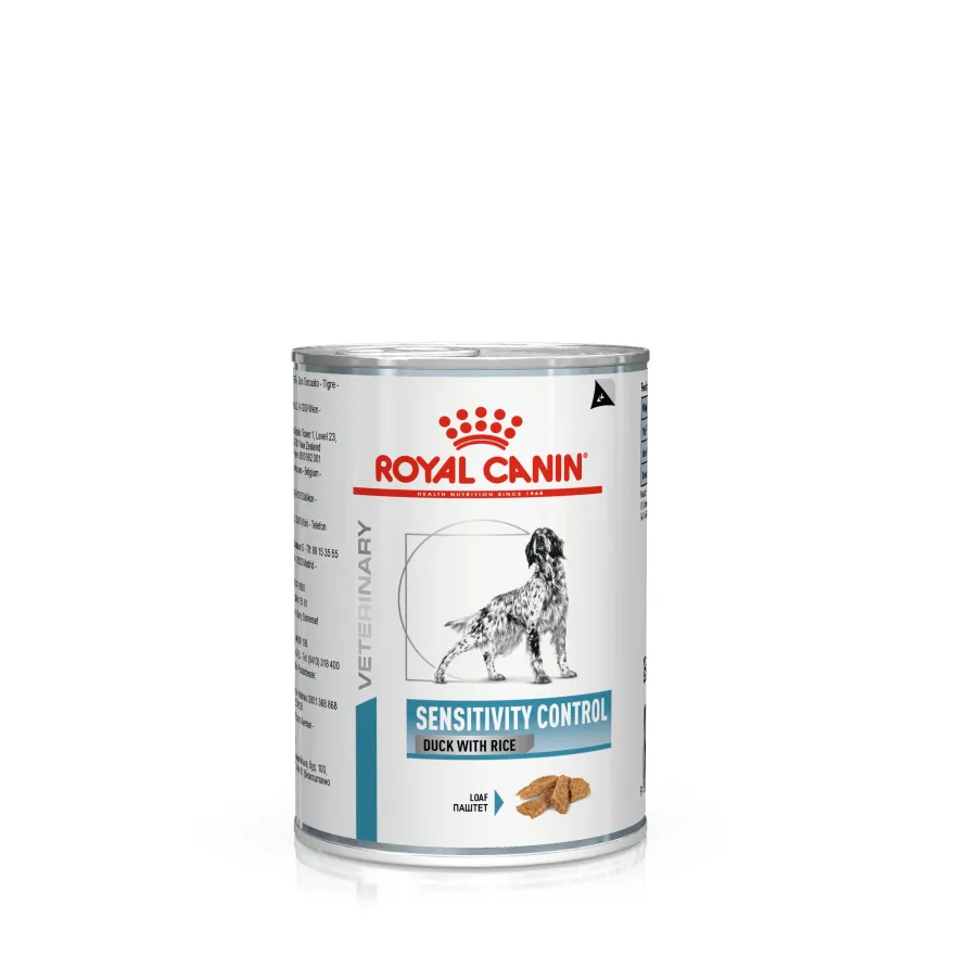 Вологий дієтичний корм для собак Royal Canin Sensitivity Control Duck with Rice при алергії та харчовій непереносимості, паштет з качкою 410 г Вологий дієтичний корм для собак Royal Canin Sensitivity Control Duck with Rice при алергії та харчовій непереносимості, паштет з качкою 410 г
