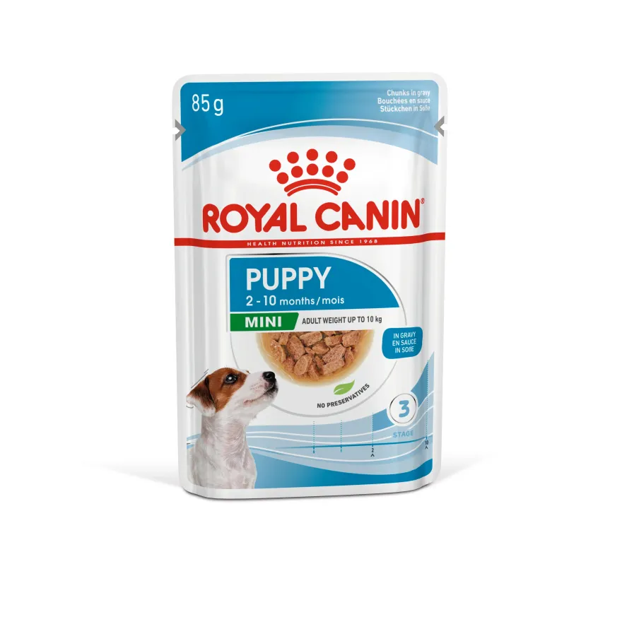 Влажный корм для щенков мелких пород Royal Canin Mini Puppy в соусе 85 г