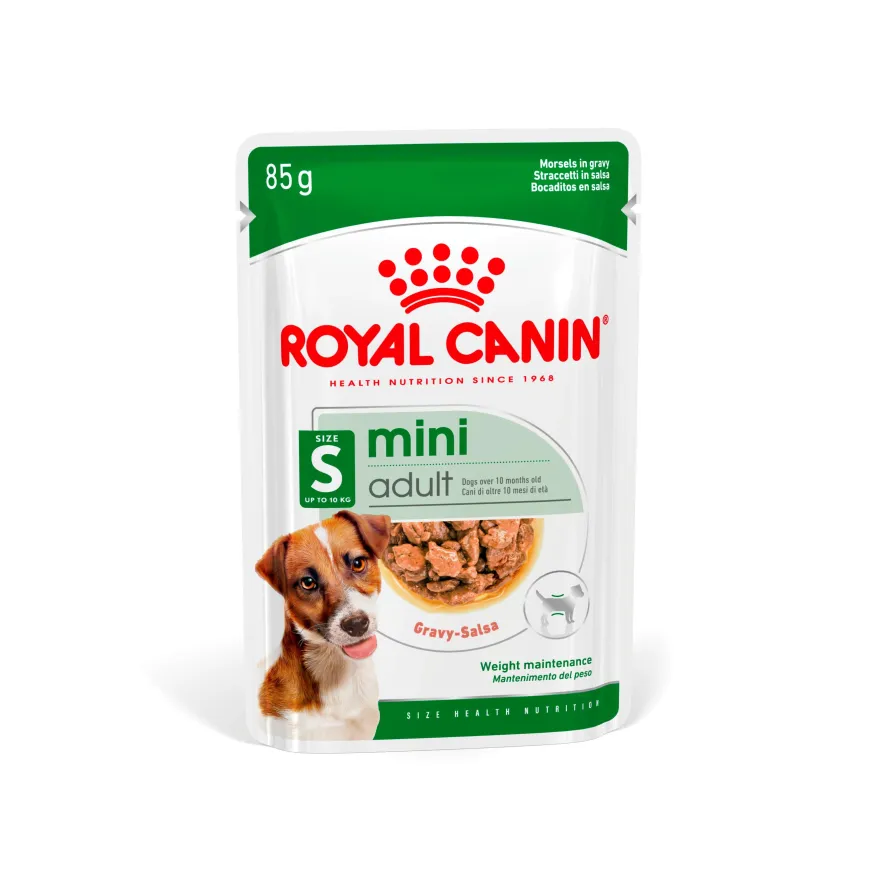Влажный корм для взрослых собак мелких пород Royal Canin Mini Adult в соусе 85 г