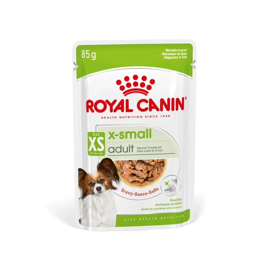 Влажный корм для взрослых собак миниатюрных пород Royal Canin Xsmall Adult в соусе 85 г