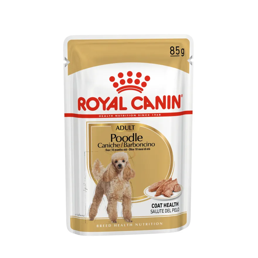 Влажный корм для взрослых собак породы пудель Royal Canin Poodle Adault паштет 85 г