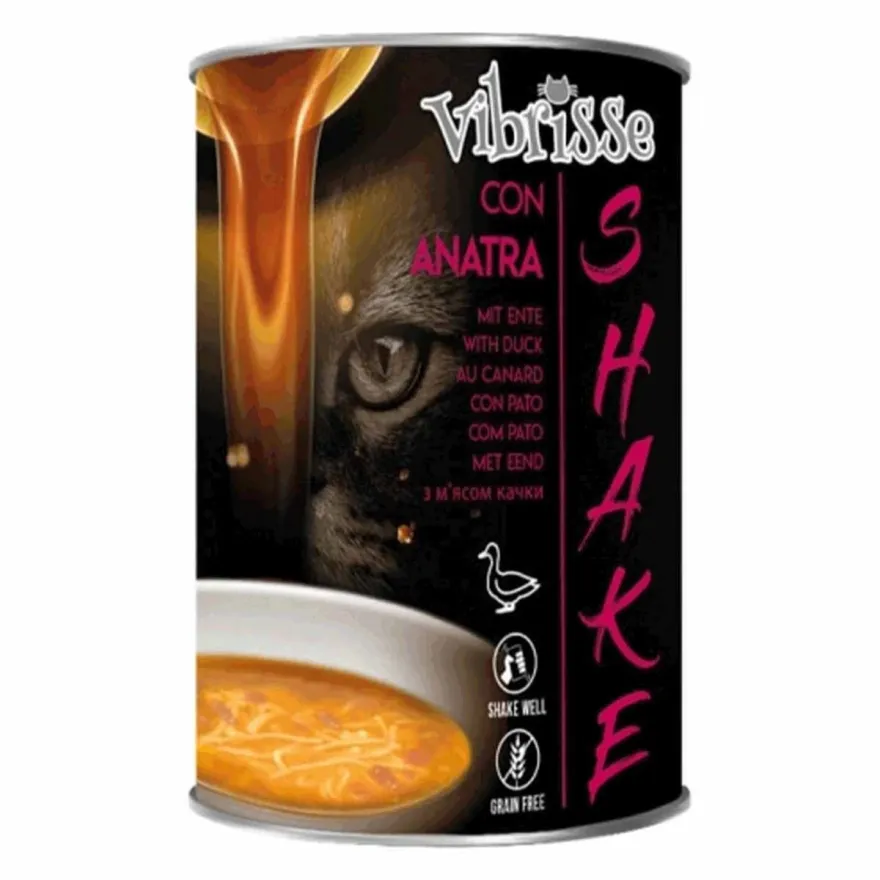 Влажный корм для кошек Vibrisse Shake Duck Суп с уткой 135 г