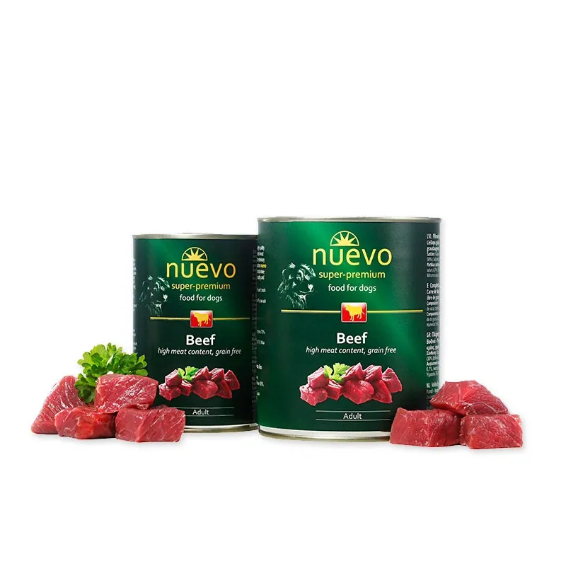 Влажный корм для собак Nuevo Dog Adult Beef с говядиной 400 г