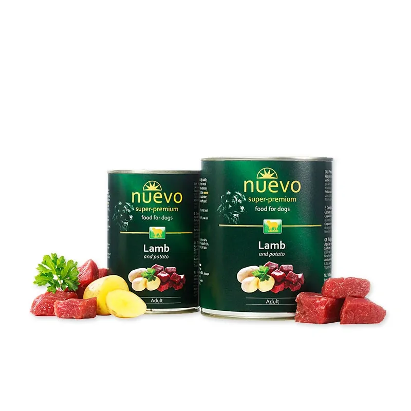 Влажный корм для собак Nuevo Dog Adult Lamb & Potato с ягнёнком и картофелем 400 г Влажный корм для собак Nuevo Dog Adult Lamb & Potato с ягнёнком и картофелем 400 г