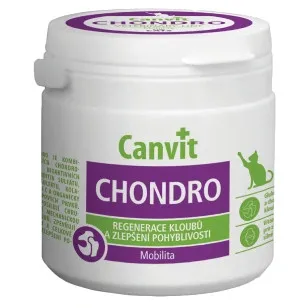 Хондропротекторний препарат Canvit Chondro Cat для підтримки та відновлення здоров'я суглобів у котів 100 табл. (100 г)