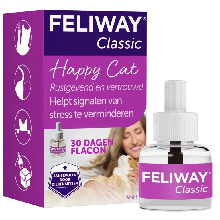 Заспокійливий засіб Ceva Feliway Classic із феромонами для зняття стресу і корекції поведінки у котів, дифузор+змінний блок 48 мл Заспокійливий засіб Ceva Feliway Classic із феромонами для зняття стресу і корекції поведінки у котів, дифузор+змінний блок 48 мл